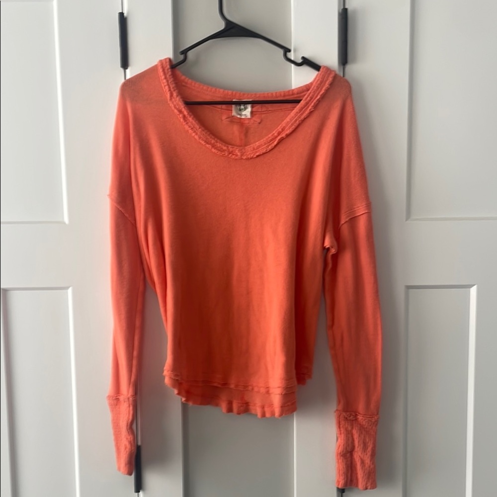 We The Free - Coral Long Sleeve Top